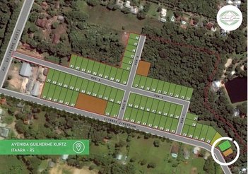 land_lot em Avenida Guilherme Kurtz, Itaara - Itaara - RS
