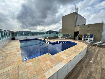 apartment em Avenida Doutor Bernardino de Campos, Campo Grande - Santos - SP