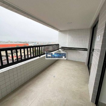 apartment em Rua Doutor João Sampaio, Guilhermina - Praia Grande - SP