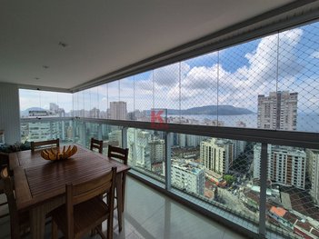 apartment em Avenida Conselheiro Nébias, Boqueirão - Santos - SP