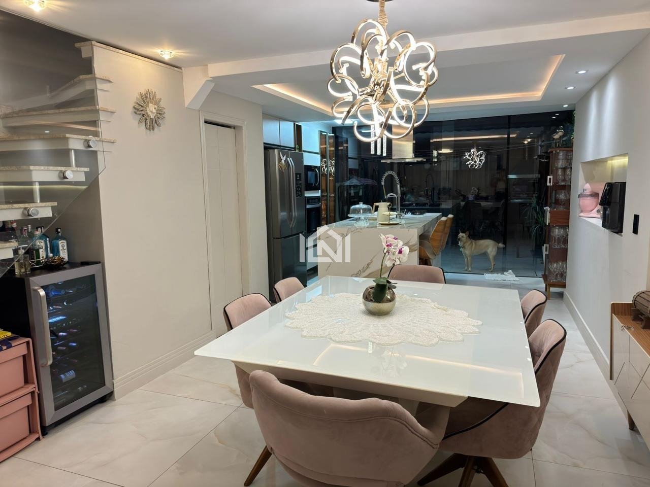 casa a venda no condominio san filipe - sala de jantar