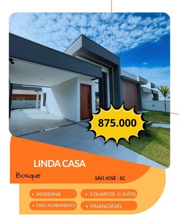 house em Rua Maria Catarina Raimundo, Forquilhas - São José - SC