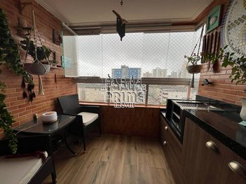 apartment em Praça Antonio Macedo Ferreira Morgado, Ocian - Praia Grande - SP