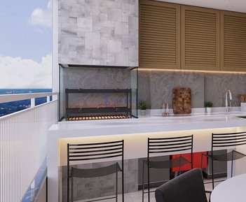 apartment em Rua General Osório, Canto do Forte - Praia Grande - SP