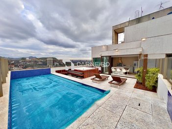 apartment em Rua Parentins, Santa Lúcia - Belo Horizonte - MG