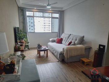 apartment em Rua Doutor Américo Brasiliense, Centro - São Vicente - SP