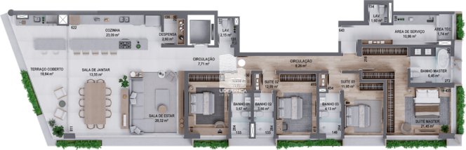 apartment em Felipe Schmidt, Centro - Itajaí - SC