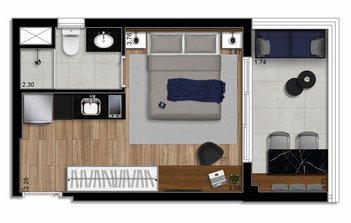 apartment em Rua Melo Alves, Cerqueira César - São Paulo - SP