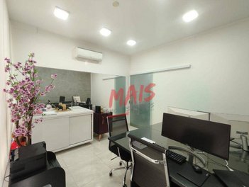 office em Avenida Ana Costa, Gonzaga - Santos - SP