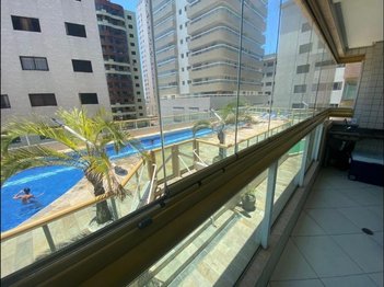 apartment em Rua Doutor Júlio de Mesquita Filho, Aviação - Praia Grande - SP