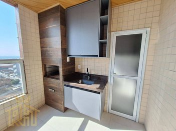 apartment em Rua Colômbia, Guilhermina - Praia Grande - SP