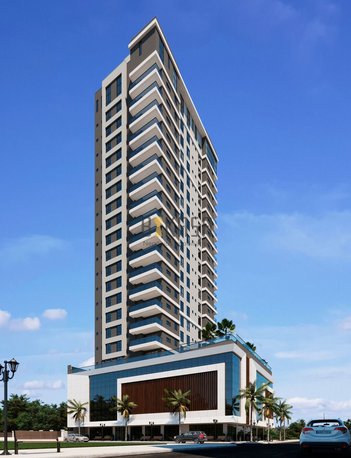 apartment em Rua 254, Meia Praia - Itapema - SC