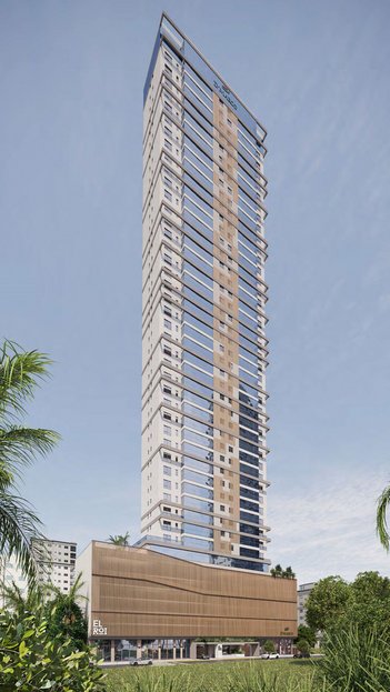 apartment em Rua 232, Meia Praia - Itapema - SC