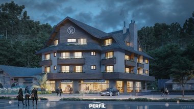 apartment em Avenida das Hortênsias, Centro - Gramado - RS