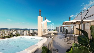 apartment em Rua Manoel Loureiro, Barreiros - São José - SC