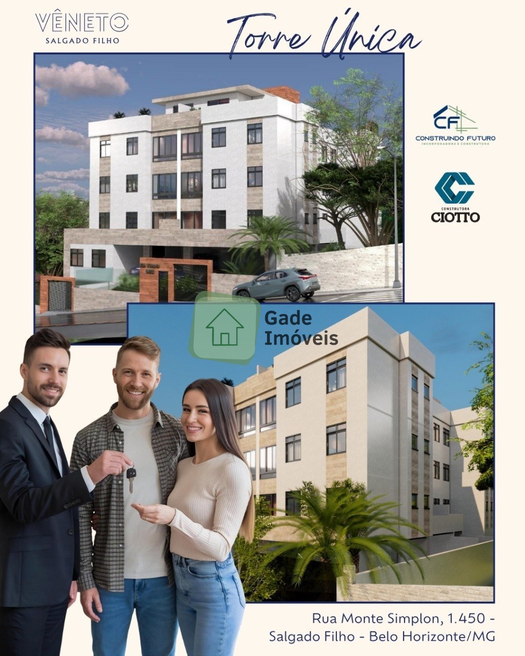 Apartamento com 3 quartos — Salgado Filho, Belo Horizonte