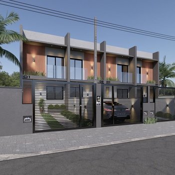house em Rua Rio dos Cedros, Comasa - Joinville - SC
