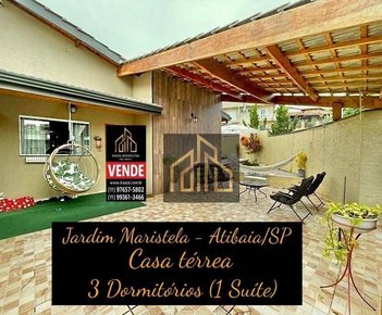 house em Rua Waldemar Siqueira, Jardim Maristela - Atibaia - SP