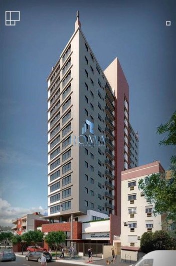 apartment em Rua Felipe de Oliveira, Centro - Santa Maria - RS