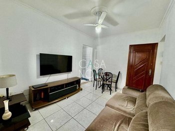 apartment em Rua Doutor Carvalho de Mendonça, Marapé - Santos - SP