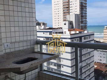 apartment em Avenida Presidente Kennedy, Mirim - Praia Grande - SP