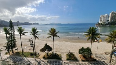 apartment em Avenida General Monteiro de Barros, Vila Luis Antônio - Guarujá - SP