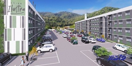 apartment em Rua Arcendino dos Santos, São Sebastião - Palhoça - SC