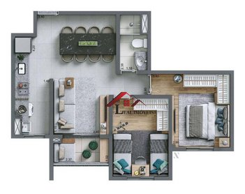 apartment em Avenida Dr. Rudge Ramos, Rudge Ramos - São Bernardo do Campo - SP