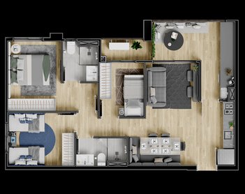 apartment em Rua José Hernandes Gonzales, Vila Cruz das Almas - São Paulo - SP