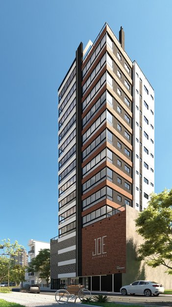 apartment em Rua 242, Meia Praia - Itapema - SC