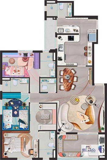 apartment em Rua Abraham Lincoln, Jardim Guarulhos - Guarulhos - SP
