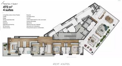 apartment em Avenida Cidade Jardim, Itaim Bibi - São Paulo - SP