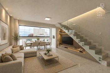 apartment em Rua Marquês do Paraná, Água Verde - Curitiba - PR