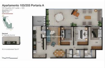 apartment em Avenida Monsenhor Ascaneo, Barra da Tijuca - Rio de Janeiro - RJ