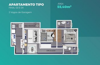 apartment em Rua José do Patrocínio, Santa Mônica - Belo Horizonte - MG