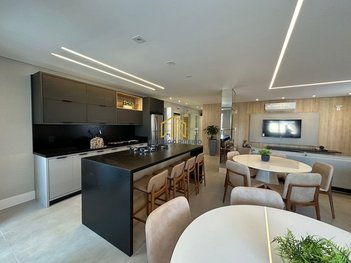 apartment em Menino Deus, Barreiros - São José - SC