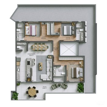 apartment em Rua Dovener Amaro Cardoso, João Paulo - Florianópolis - SC