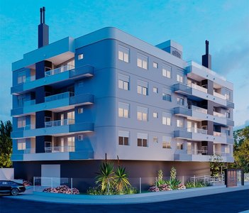 apartment em Rua Santa Luzia, Trindade - Florianópolis - SC