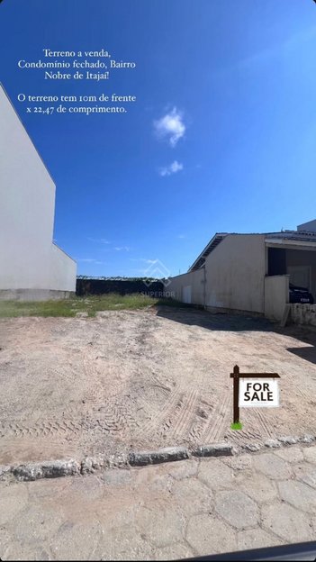 land_lot em Rua Acari Antônio Moser, Dom Bosco - Itajaí - SC