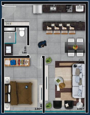 apartment em Avenida Central, Atlântida - Xangri-Lá - RS