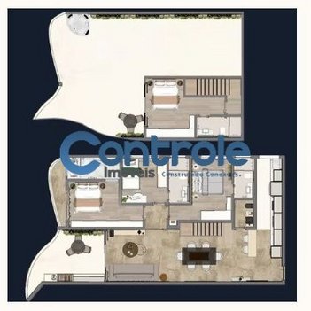 apartment em Rua Vereador José do Vale Pereira, Coqueiros - Florianópolis - SC