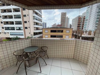 apartment em Rua Eponina, Aviação - Praia Grande - SP