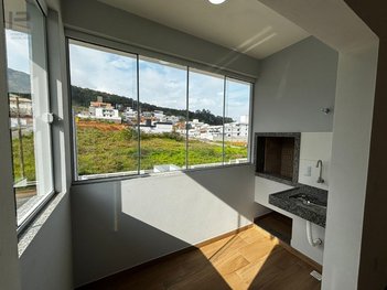 apartment em Rua Laurentina Arminda Miguel, São Sebastião - Palhoça - SC