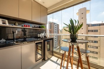 apartment em Avenida Rouxinol, Indianópolis - São Paulo - SP