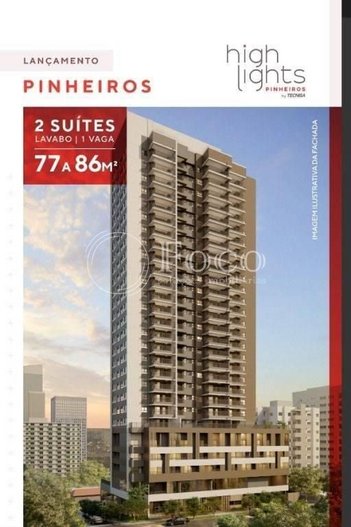 apartment em Rua Cardeal Arcoverde, Pinheiros - São Paulo - SP