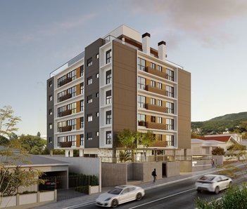 apartment em José Boiteux, Centro - Florianópolis - SC