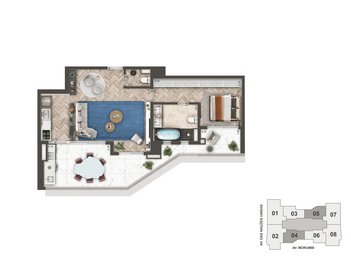 apartment em Avenida Morumbi, Santo Amaro - São Paulo - SP