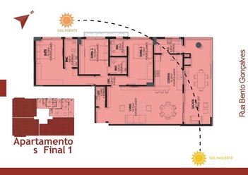 apartment em Bento Gonçalves, Nossa Senhora das Dores - Santa Maria - RS