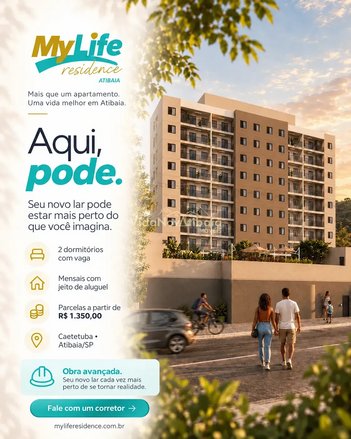 apartment em Estrada dos Pires, Rio Abaixo - Atibaia - SP