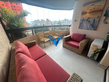 apartment em Avenida Dom Pedro I, Enseada - Guarujá - SP